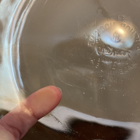 Anchor Hocking Fire King 1 1/2 qt clear round casserole with lid. - Picture 6 of 8